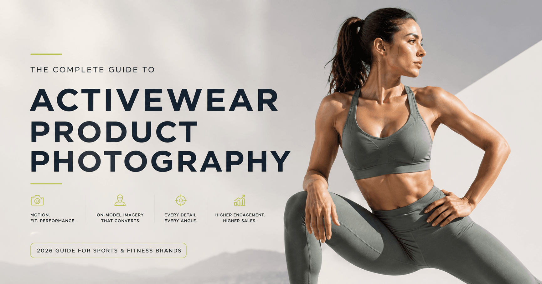 Activewear Product Photography Complete Guide 2026 — Sports and Fitness Brands — Studiofy