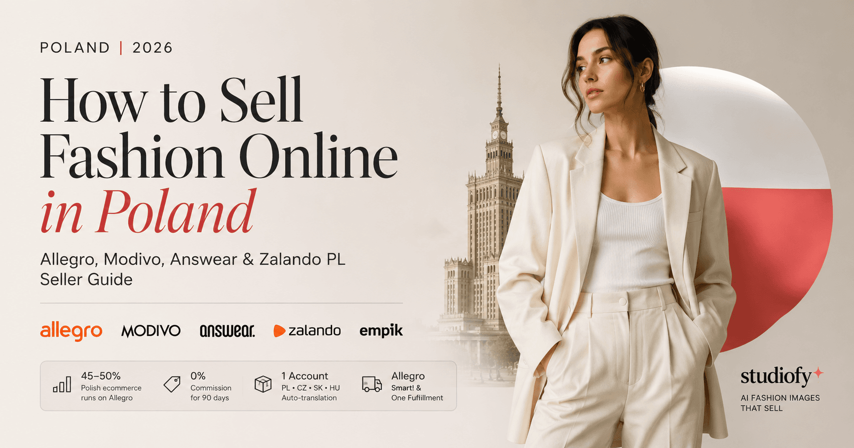 How to Sell Fashion Online in Poland 2026 — Allegro, Modivo, Answear Seller Guide — Studiofy