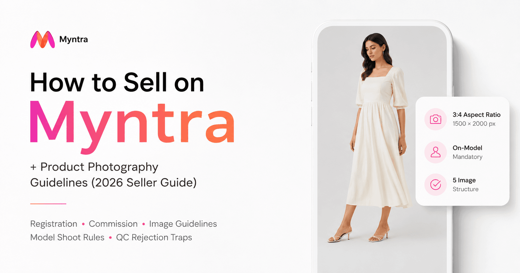 How to Sell on Myntra + Myntra Product Photography Guidelines (2026 Seller Guide)