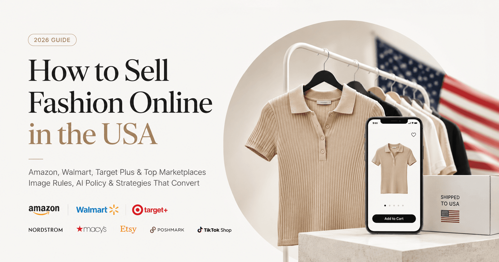 How to Sell Fashion Online in the USA (2026): Amazon, Walmart, Target Plus & Marketplace Seller Guide