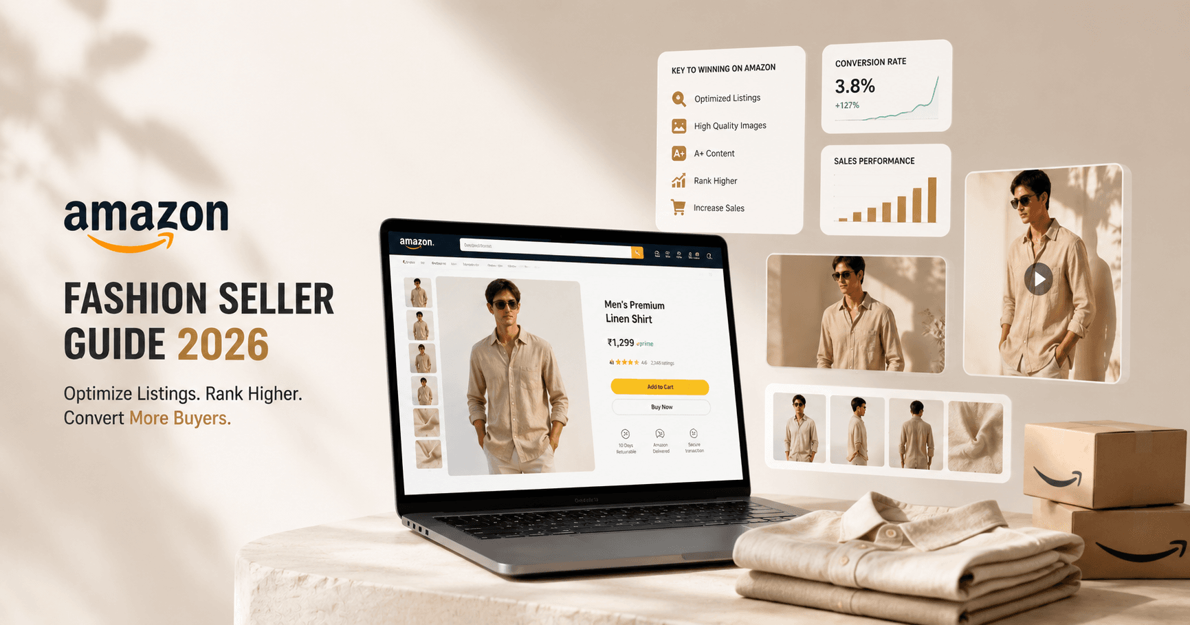 Amazon Fashion Seller Guide 2026: How to Optimize Listings, Rank Higher, and Convert More Buyers